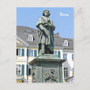 Ludwig van Beethovens monument i Bonn Vykort