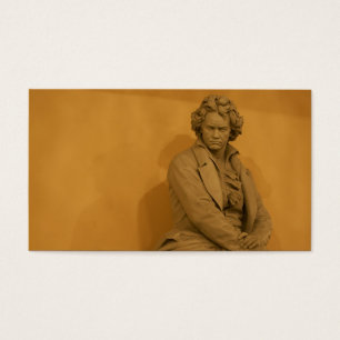 Ludwig Van Beethovens staty Visitkort