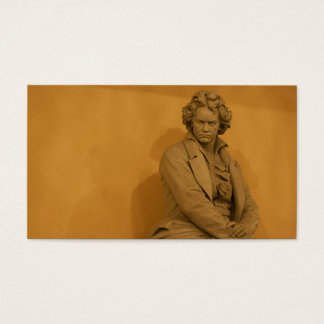 Ludwig Van Beethovens staty Visitkort