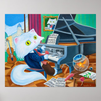 "Ludwig van Caathoven" Poster