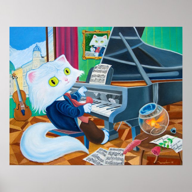 "Ludwig van Caathoven" Poster (Framsidan)