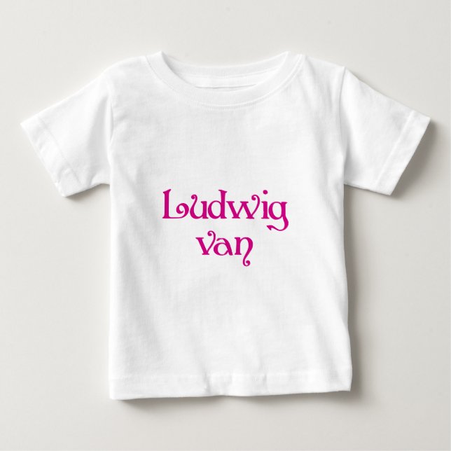 Ludwig van tee shirt (Framsida)