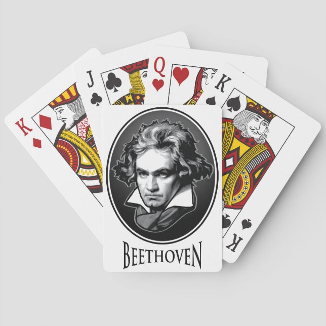 Ludwig VanBeethoven - Composer Musician Spelkort (Baksidan)