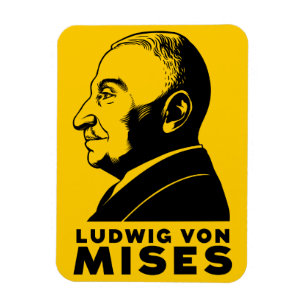 Ludwig von Mises Högvärdig Flexi magnet