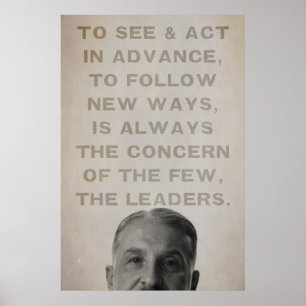 Ludwig von Mises Leaders Skriv ut Poster