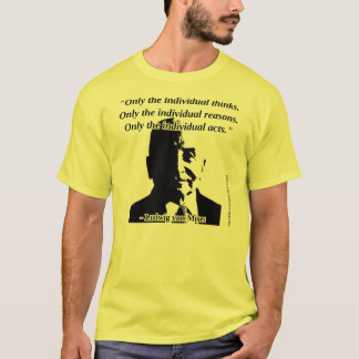 Ludwig von Mises - människahandling T-shirt