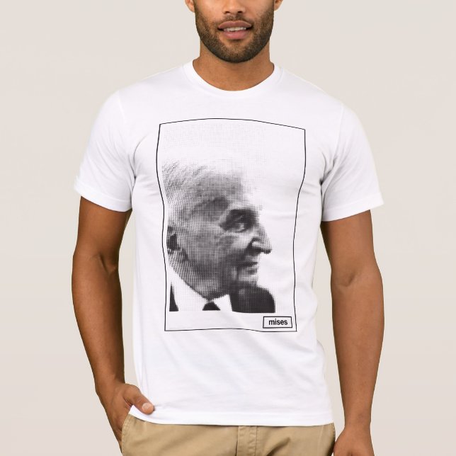 Ludwig von Mises Personifiera Tee Shirt (Framsida)