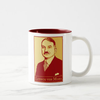 Ludwig von Mises Råna Två-Tonad Mugg