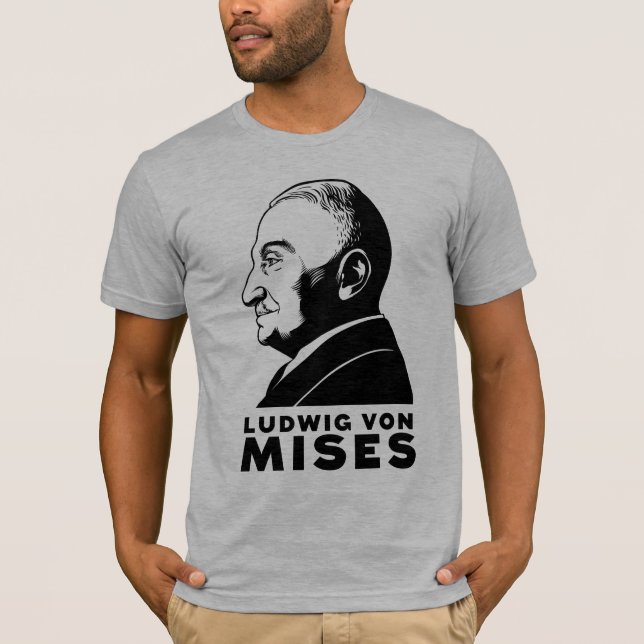 Ludwig von Mises Skjorta Tee (Framsida)
