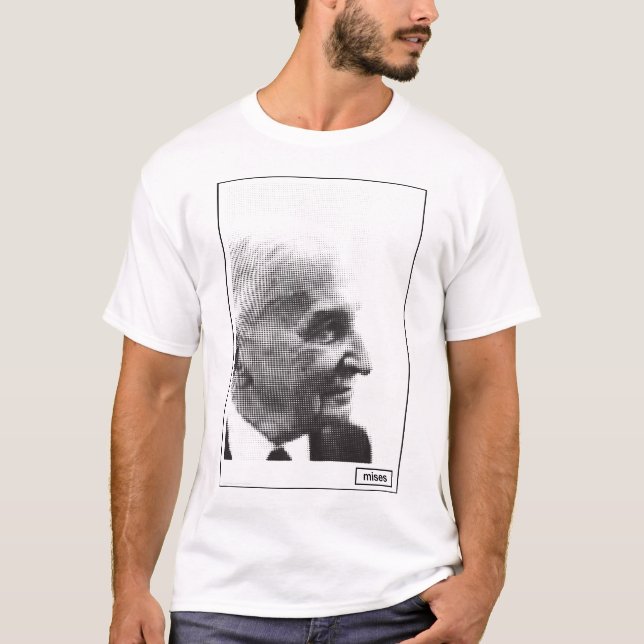 Ludwig von Mises T-tröja Tee Shirt (Framsida)
