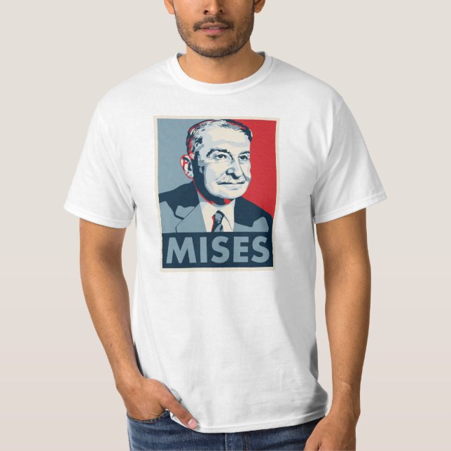 Ludwig von Mises Tee Shirt (Framsida)