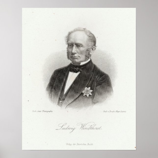 Ludwig Windthorst Poster (Framsidan)