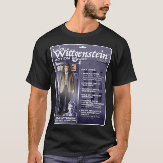Ludwig Wittgenstein Action Figur T Shirt