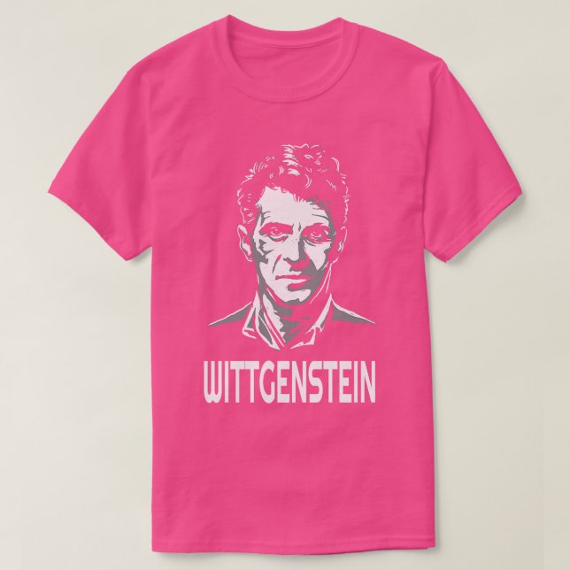 Ludwig Wittgenstein Austrian Philosopher T Shirt (Design framsida)