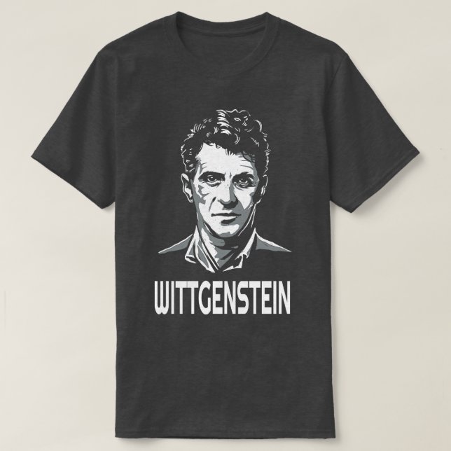 Ludwig Wittgenstein Austrian Philosopher T Shirt (Design framsida)
