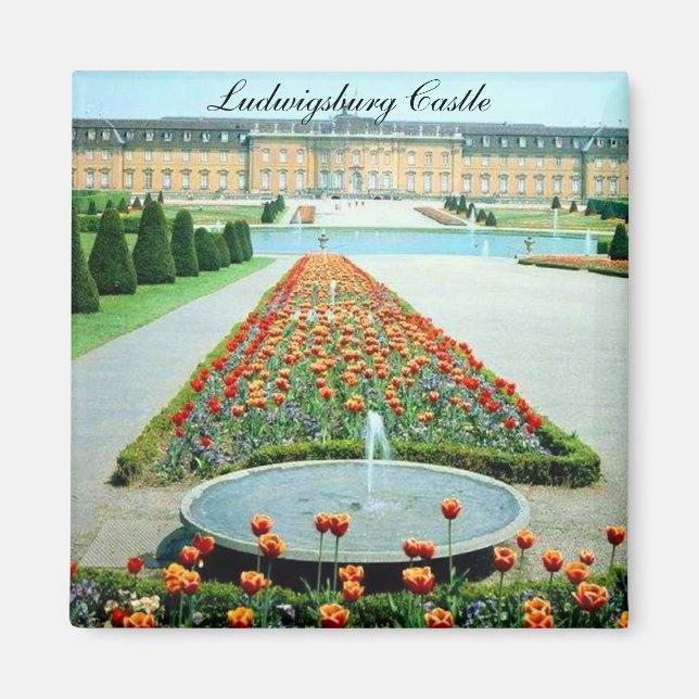 Ludwigsburg Castle Tyskland Magnet (Framsidan)