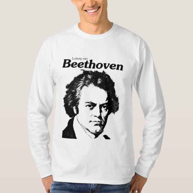 Ludwing van Beethoven monochromatic Tee (Framsida)
