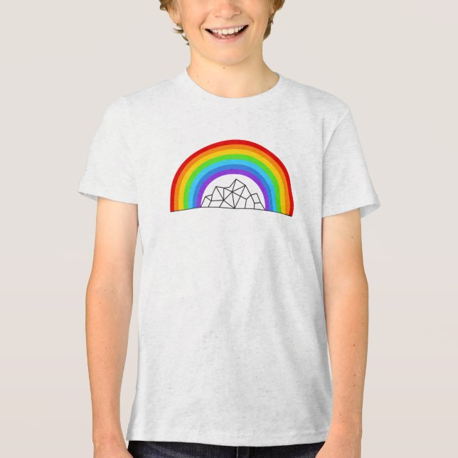 LUE Utomhusbergen i Pridet T Shirt (Framsida)