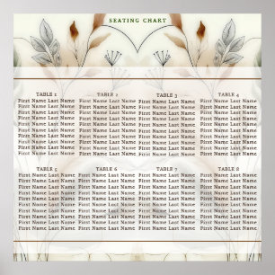 Luffa grönska modern botanisk boho sittplats poster