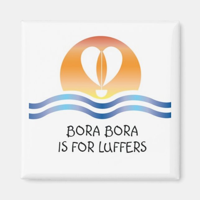 Luffers Sunset_Bora Bora magnet (Framsidan)