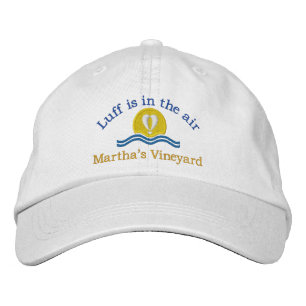 Luffers Sunset_Luff i luft_Martha's Vineyard Broderad Keps