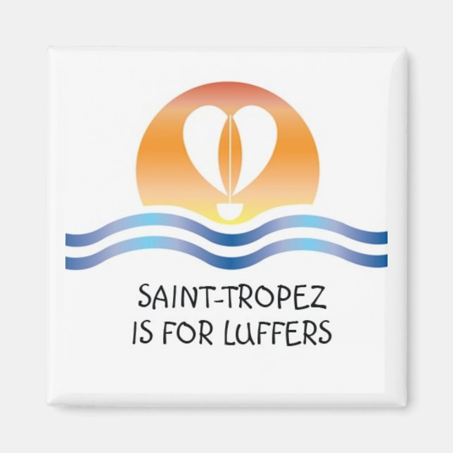 Luffers Sunset_Saint-Tropez-magnet Magnet (Framsidan)