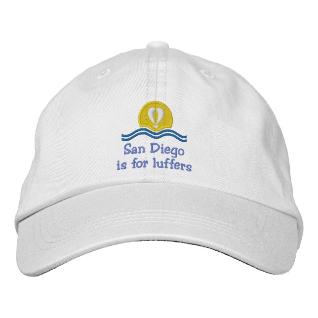 Luffers Sunset_San Diego Broderad Keps (Framsida)