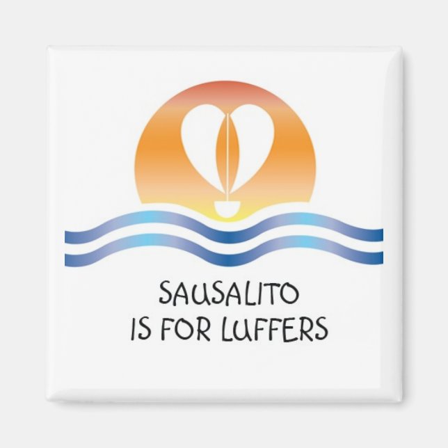 Luffers Sunset_Sausalito magnet (Framsidan)
