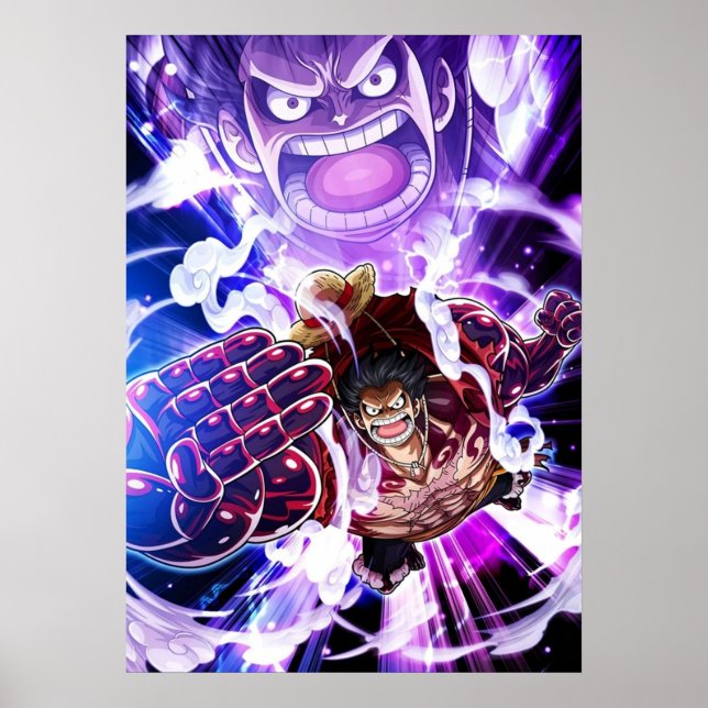 Luffy Gear 4:e Poster (Framsidan)