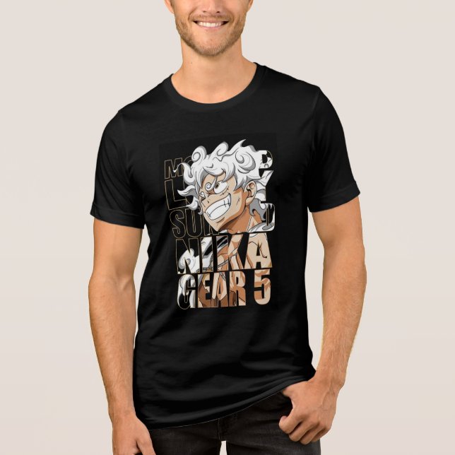 Luffy Gear 5 Gymtröja T Shirt (Framsida)
