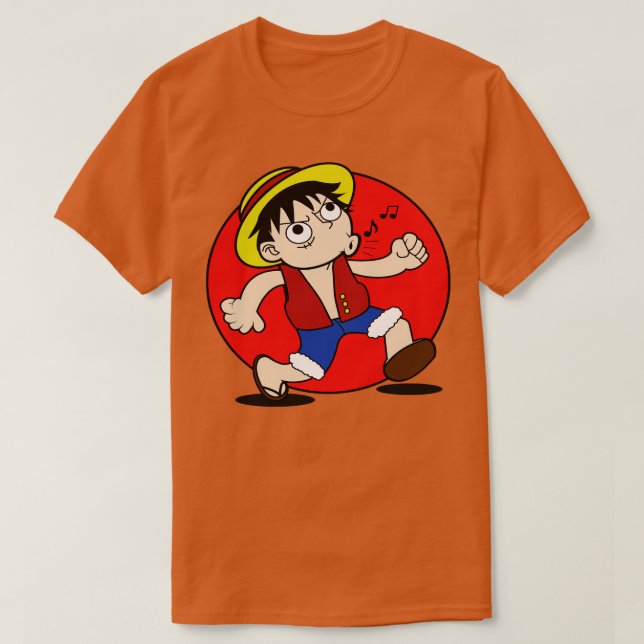 Luffy Monkey T Shirt (Design framsida)