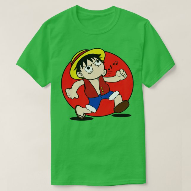 Luffy Monkey T Shirt (Design framsida)