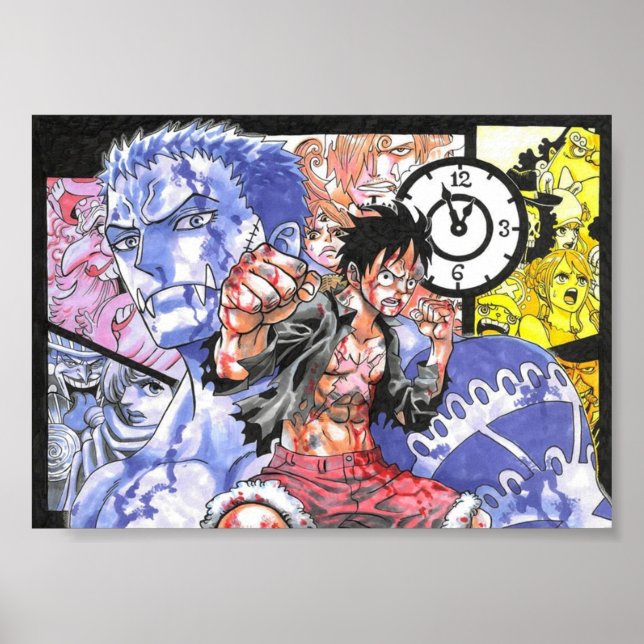 luffy vs katakuri poster (Framsidan)
