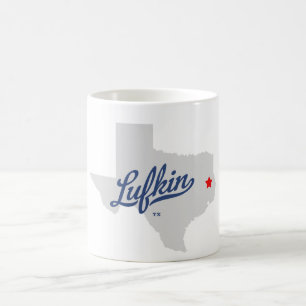 Lufkin Texas TX skjorta Kaffemugg