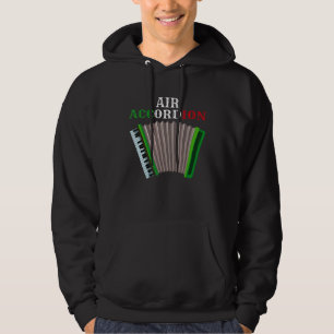 Luft Accordion Cinco De Mayo Fiesta Flagga mexikan Hoodie
