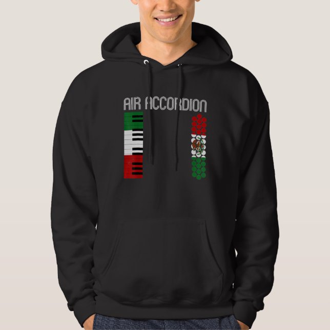 Luft Accordion Music Novelty Hoodie (Framsida)
