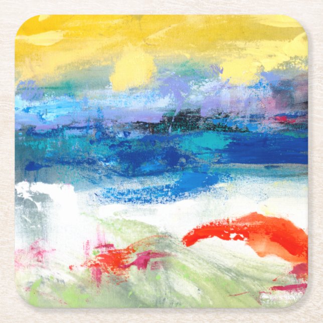 Luft-apparat I Underlägg Papper Kvadrat (Framsidan)