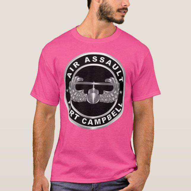 Luft Assault Fort Campbell T Shirt (Framsida)