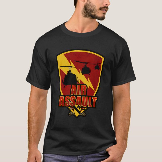 Luft Assault Patch T Shirt (Framsida)