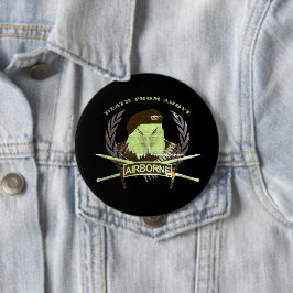 Luft attackenheter militära insignier stil knapp