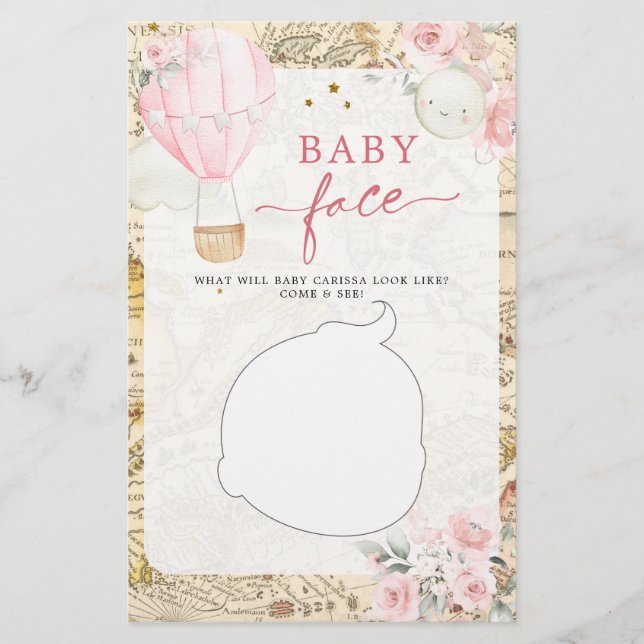 Luft Balloon är inte Onerderful Baby Ansikte Game (Framsida)