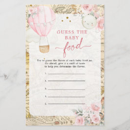 Luft Balloon är inte Onerderful Gissa Baby mat