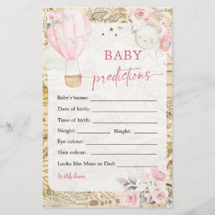 Luft Balloon är inte Onerunderbar Baby Predictions