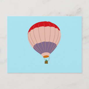Luft Balloon Vykort