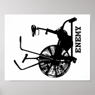 Luft Bike Enemy Poster