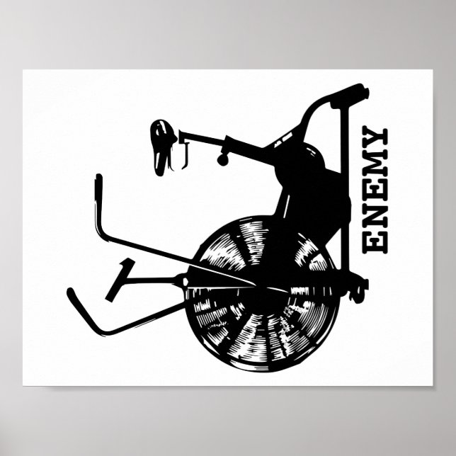 Luft Bike Enemy Poster (Framsidan)