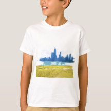 Luft Brushed Chicago Skyline Art