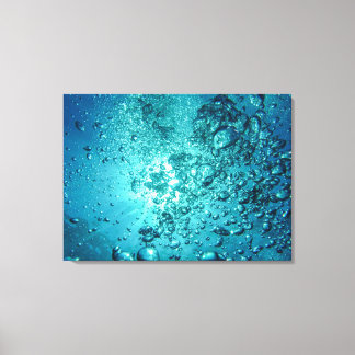 luft-bubbles-230014 VATTEN BUBBLES OCEAN UNDERVATT Canvastryck