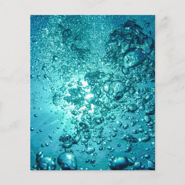 luft-bubbles-230014 VATTEN BUBBLES OCEAN UNDERVATT Flygblad (Framsidan)