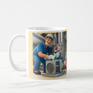 " LUFT CONDITIONTION TECHNICIAN " KAFFEMUGG